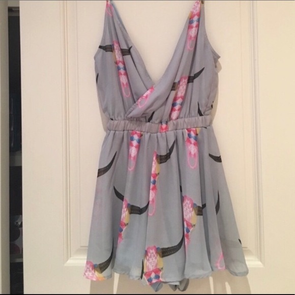 Show Me Your MuMu Olympia Romper Light Bright Bull - Picture 1 of 1